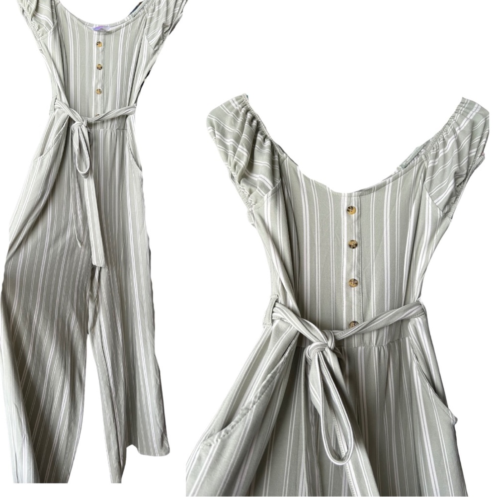 Striped Jumpsuit